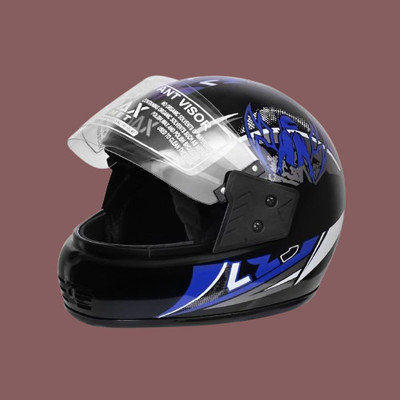 NOAX helmet bazarr unisex full face helmet _14 Motorbike Helmet(Black)