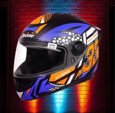 OZONE JSR_FULL FACE_Helmet_Hyana_Prime Quality_@$$25 Motorbike Helmet(BLUE BLACK)