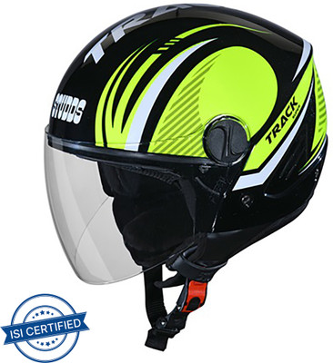 STUDDS TRACK D3 Motorbike Helmet(BLACK N5)