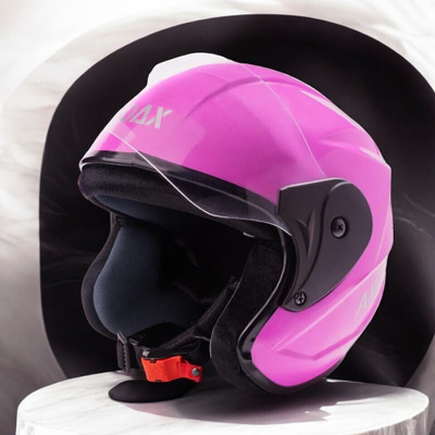 NOAX Helmet GOOD QUALITYFOR UNISEX for BIKE_-168 Motorbike Helmet(Pink)