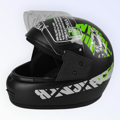 Font Helmet GOOD QUALITYFOR UNISEX for BIKE_-189-ABC Motorbike Helmet(Green)