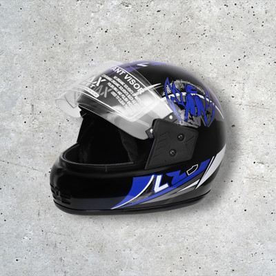 NOAX KING OF HELMET UNISEX OPEN FACE motorbike HELMET-Blue86 Motorbike Helmet(Blue)