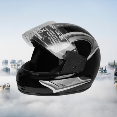 NOAX KAWACH DO JAALI NOX Motorbike Helmet(Silver)