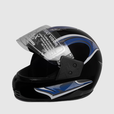 NOAX Double filter unisex helmet19 Motorbike Helmet(Black)