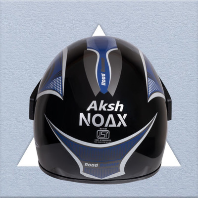 NOAX BRANDED ISI MARKED HELMET FOR UNISEX GENDER KEEP SAFE RIDING (SLFK-26 Motorbike Helmet(Blue)