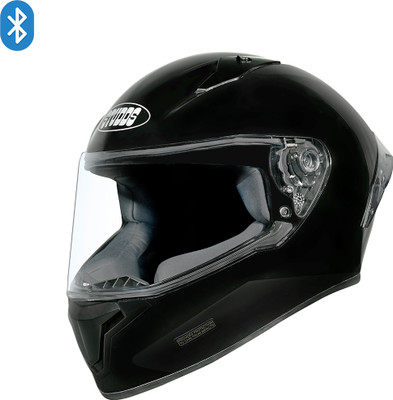 STUDDS THUNDER COMMUNICATION READY Motorbike Helmet(Black)