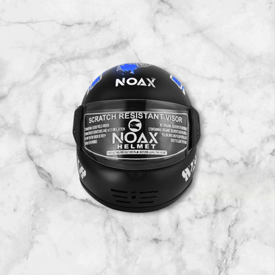 NOAX HELMET FOR YOUNG RIDDING UNISEX BIKE RIDDING SOLID (FKSL-1140 Motorbike Helmet(Blue)