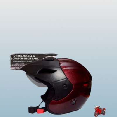 MonteX-1 Full Face Bike helmet T46 Motorbike Helmet(Red)