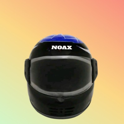 NOAX blue full face helmet unisex76 Motorbike Helmet(Black)