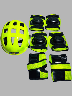 HouseOfCommon Ultimate Protective Gear for kids– Helmet, Knee Pads, Elbow Pads & Wrist Guards Skating Kit