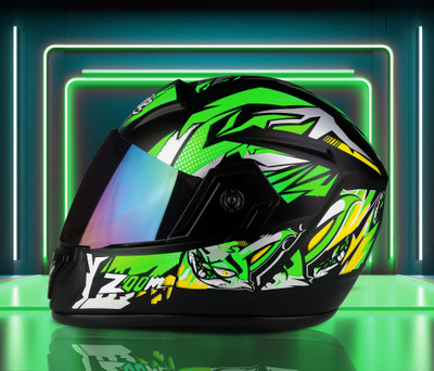 Quite QUITEGREENROMBO Motorbike Helmet(Green)