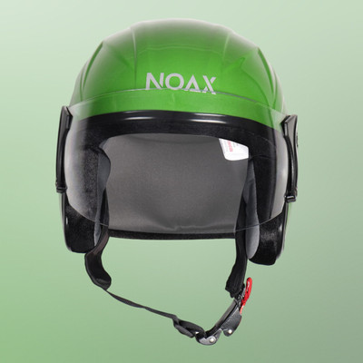 NOAX HELMETBAZAAR RIDING BIKE OR SCOOTYY40 Motorbike Helmet(Light Green)