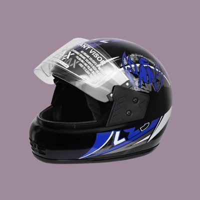NOAX helmet bazarr unisex full face helmet _29 Motorbike Helmet(Black)