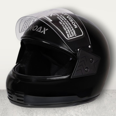NOAX young men helmet for ridinggg motorbike-Black38 Motorbike Helmet(Black)