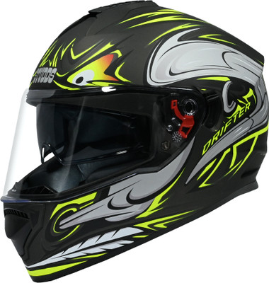STUDDS Drifter D4 Motorbike Helmet(MATT BLACK N5)