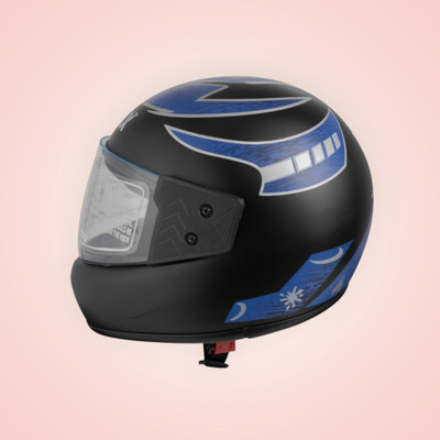 NOAX unisex full face good hard quality helmet-Green268268-Helmet 6-ABCD Motorbike Helmet(Blue)