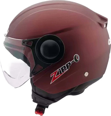 OZONE SV_OPENFACE HELMET_SUPER QUALITY_NEW MODEL_AD47 Motorbike Helmet(Maroon)