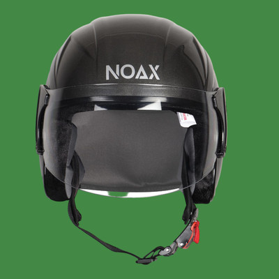 Font unisex open face helmet for safty572-AAA Motorbike Helmet(Grey)