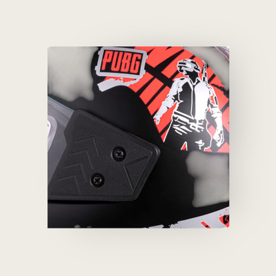 Font Unisex Full Face Helmet For Motorbikes -438-ABC Motorbike Helmet(Red)