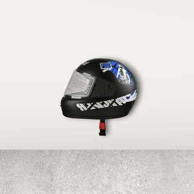 Font young men helmet for ridinggg motorbike-51-ABC Motorbike Helmet(Blue)