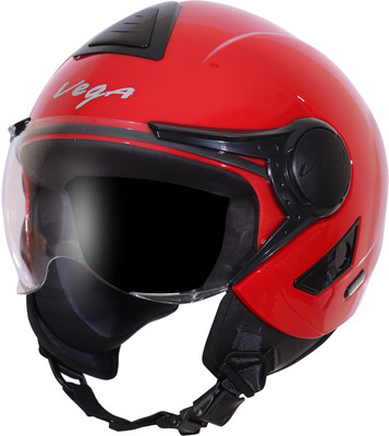 VEGA Verve Motorbike Helmet(Red)