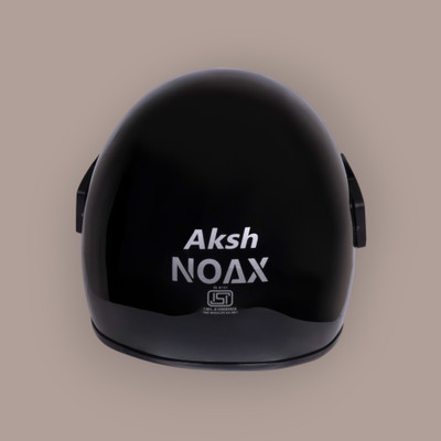 NOAX BRANDED ISI MARKED HELMET FOR UNISEX GENDER KEEP SAFE RIDING (SLFK-1062 Motorbike Helmet(Black)