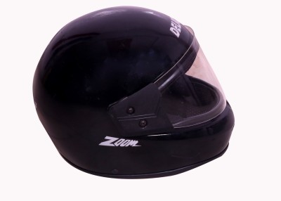 stiss Strong and Durable Matte Black Full Face Men Motorbike Helmet(Black)