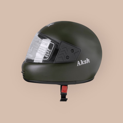 NOAX ISI MARKED KING OF HELMET UNISEX RIDDING HELMET TOP SELLING(DD-717 Motorbike Helmet(Black)