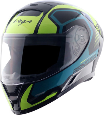 VEGA Ranger Crew Motorbike Helmet(Black Neon Yellow)
