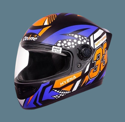 OZONE Premium Helmet_full face_Hyna_superior Quality_JMD@21@103 Motorbike Helmet(Black)