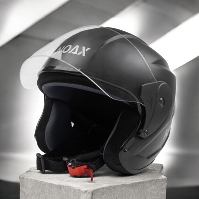 NOAX UNISEX SAFETY HELMET ONROAD HELMET- TWO WHEELER,BIKE & SCOOTER (SL-3024 Motorbike Helmet(Black)