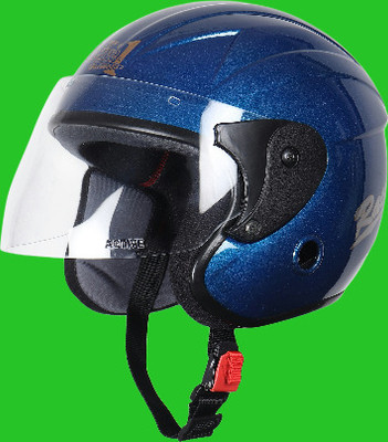 nextin nano_144 Motorbike Helmet(Blue)