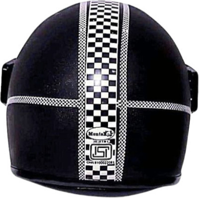 MonteX-1 Full Face Bike helmet O149 fit Motorbike Helmet(Black)
