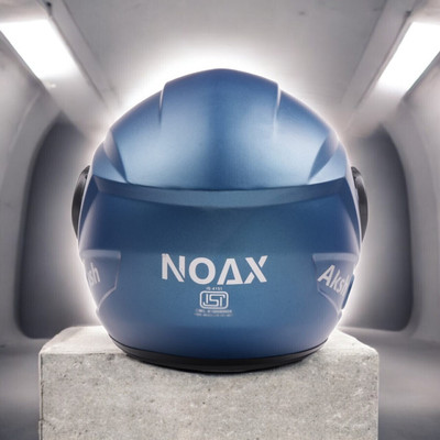 NOAX BRANDED ISI MARKED HELMET FOR UNISEX GENDER KEEP SAFE RIDING (SLFKSL_1223 Motorbike Helmet(Blue)