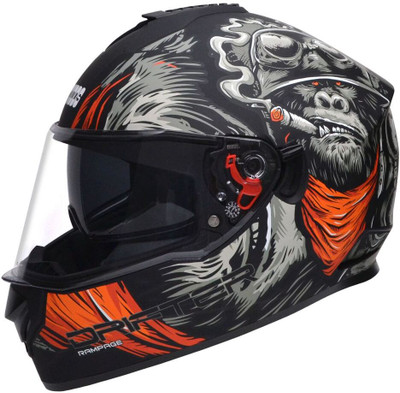 STUDDS Drifter D3 Motorbike Helmet(Matt Black N10)