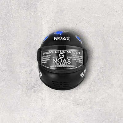 NOAX young men helmet for ridinggg motorbike-47-Blue Motorbike Helmet(Blue)