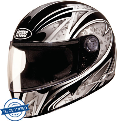 STUDDS Chrome D2 Motorbike Helmet(Black)