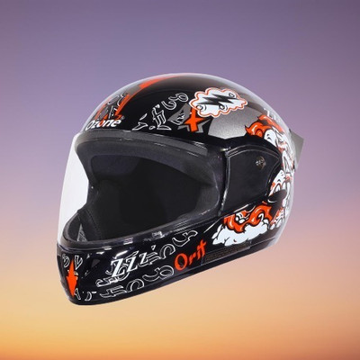OZONE Premium Quality_Full Face Helmet_Prime Product_LG@V@26 Motorbike Helmet(Black)