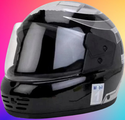 KIN Full Face Helmet_ISI certified_Silver64 Motorbike Helmet(Silver)