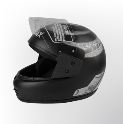 NOAX UNISEX HELMET FOR SAFTY RIDING FOR BIKEE47 Motorbike Helmet(Grey)