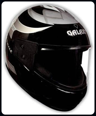 ATN silver (ISI APPROVED)_HLT Motorbike Helmet(Silver, Black)