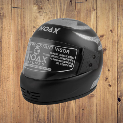 NOAX UNISEX HELMET FOR SAFTY RIDING FOR BIKE5 Motorbike Helmet(Grey)