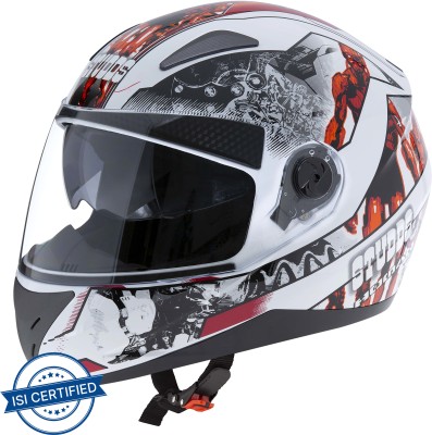 STUDDS SHIFTER D7 FULL FACE Motorbike Helmet(White)