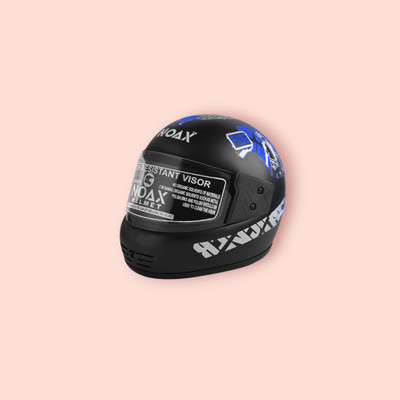 NOAX young men helmet for ridinggg motorbike-57-Blue Motorbike Helmet(Blue)