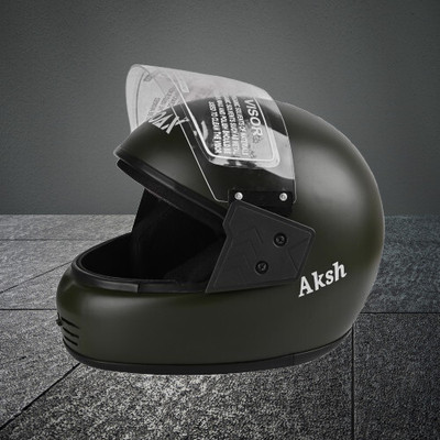 NOAX unisex full face good hard quality helmet @626 Motorbike Helmet(Grey)