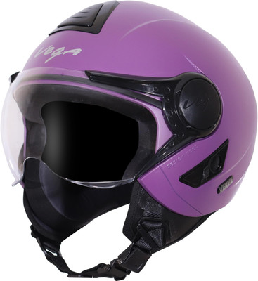 VEGA Verve Motorbike Helmet(Dull Purple)