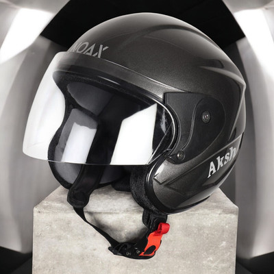 NOAX UNISEX SAFETY HELMET ONROAD HELMET- TWO WHEELER,BIKE & SCOOTER (SL-2925 Motorbike Helmet(Black)
