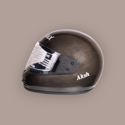 NOAX unisex full face good hard quality helmet-Silver287 Motorbike Helmet(Silver)
