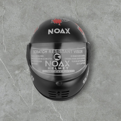 NOAX HELMET KING FULL FACE & ISI MARKED FOR UNISEX ((SL-523 Motorbike Helmet(Blue)