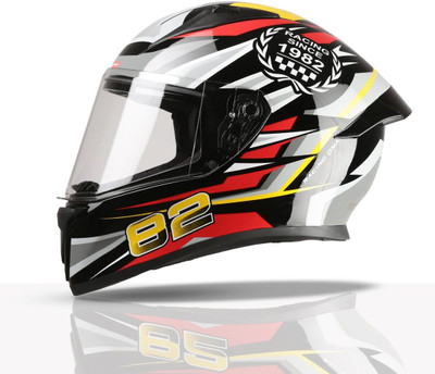 TVS Racing Titan Series Motorbike Helmet(Red)
